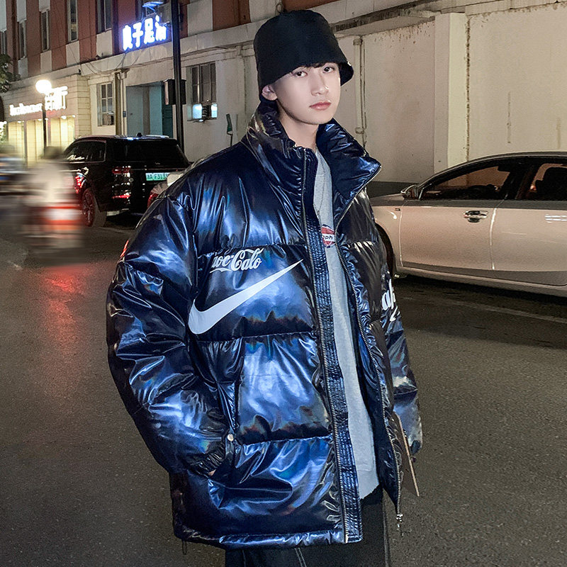 2020冬季新款港风宽松亮面羽绒服男保暖外套A436-912,男装羽绒服,电商A436