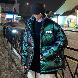 925 P135控价188 冬季棉衣新款2020爆款亮片男外套潮牌加厚棉服图片
