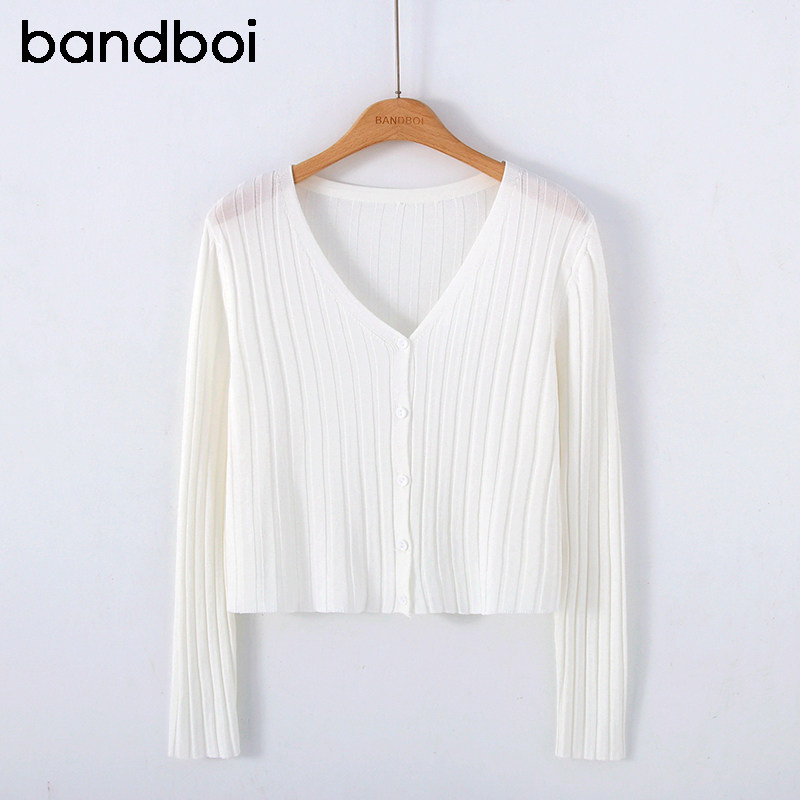 高腰短款外搭冰丝针织衫开衫女薄款小披肩外套配裙子防晒衫空调衫