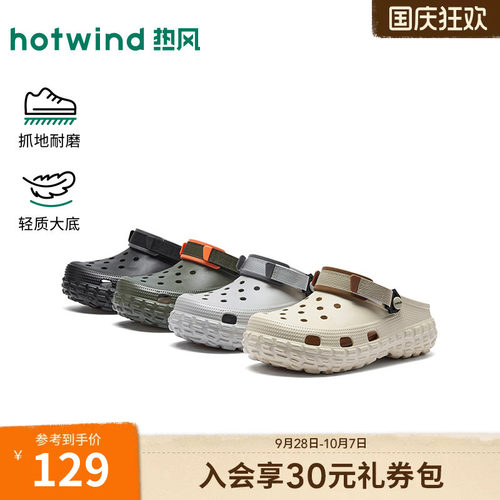 2026年夏季新款男士时尚洞洞鞋