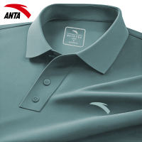 Anta short-sleeved men's polo shirt for business casual, large-sized men's clothing, summer lapel half-sleeved men's ice silk T-shirt for men thumbnail 6
