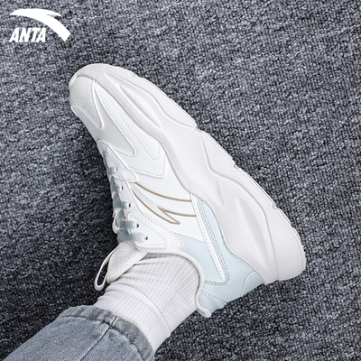 安踏厚底老爹鞋女款2025新款