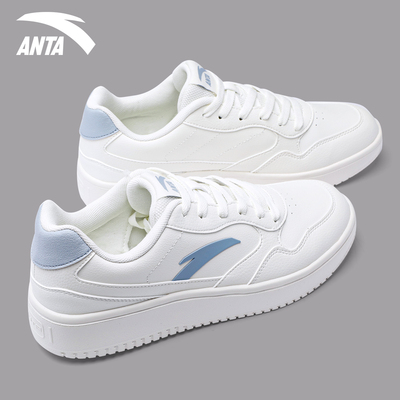 安踏板鞋男款低帮休闲男鞋