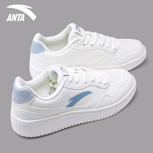 安踏板鞋男款低帮休闲男鞋