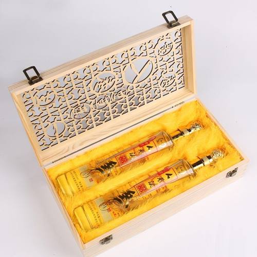 人参虫草酒白酒浓香型粮食酒礼盒