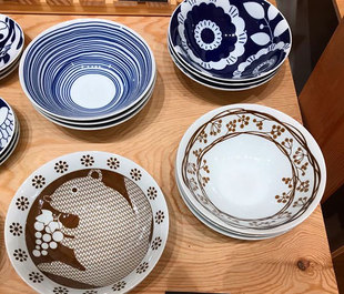 Kihara丨日本进口有田烧波佐见烧陶瓷碗日式蓝小清新茶碗饭碗餐具