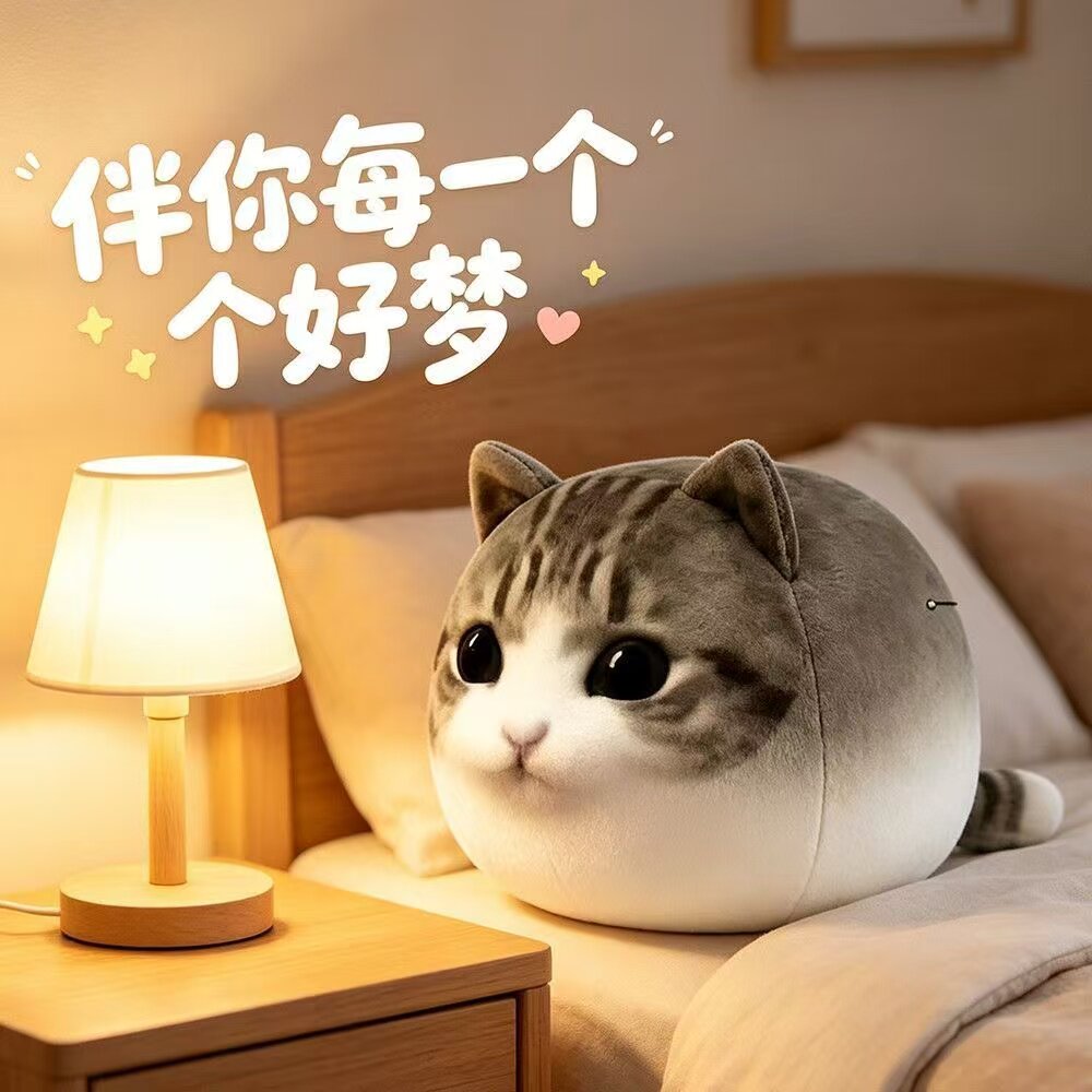 新款妙脆角小猫玩偶omg妙脆角毛绒小猫咪可爱呆萌玩具送朋友礼物