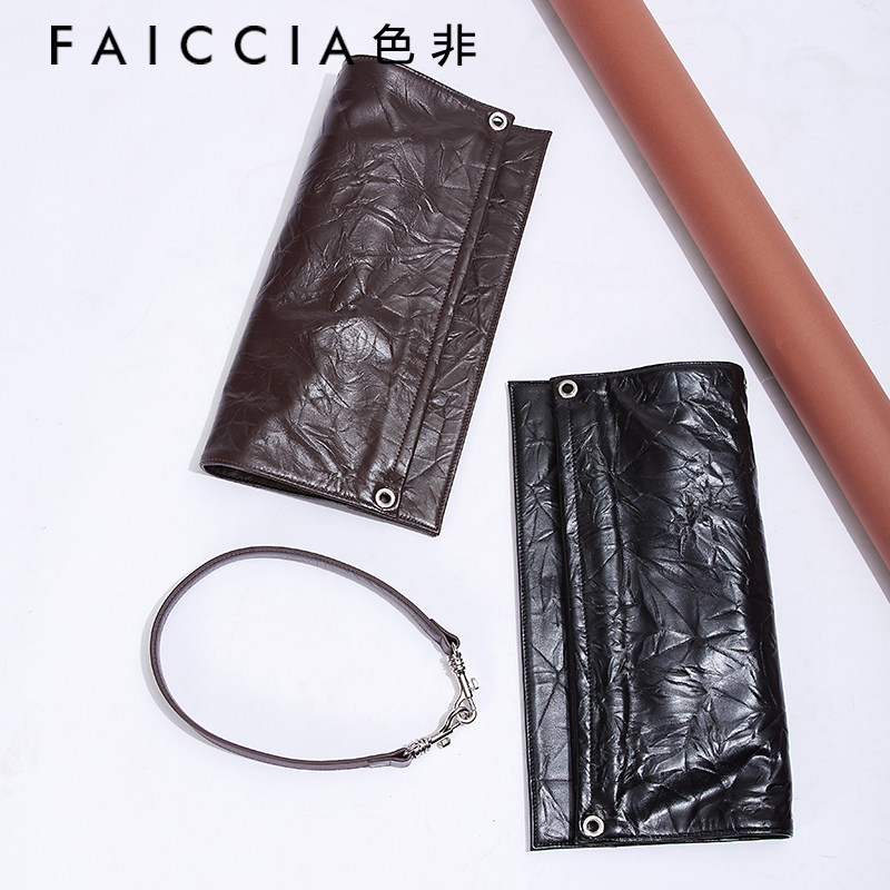 色非高级感时尚挎包女款2024春季新款黑色百搭信封包手提包斜挎包