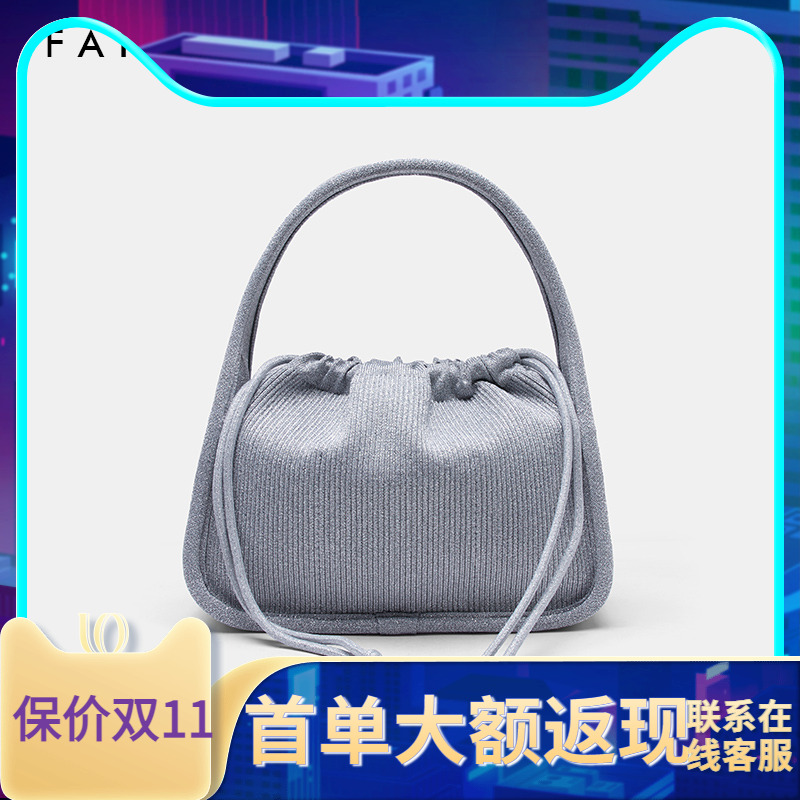 单肩女包抽绳Faiccia/色非女包