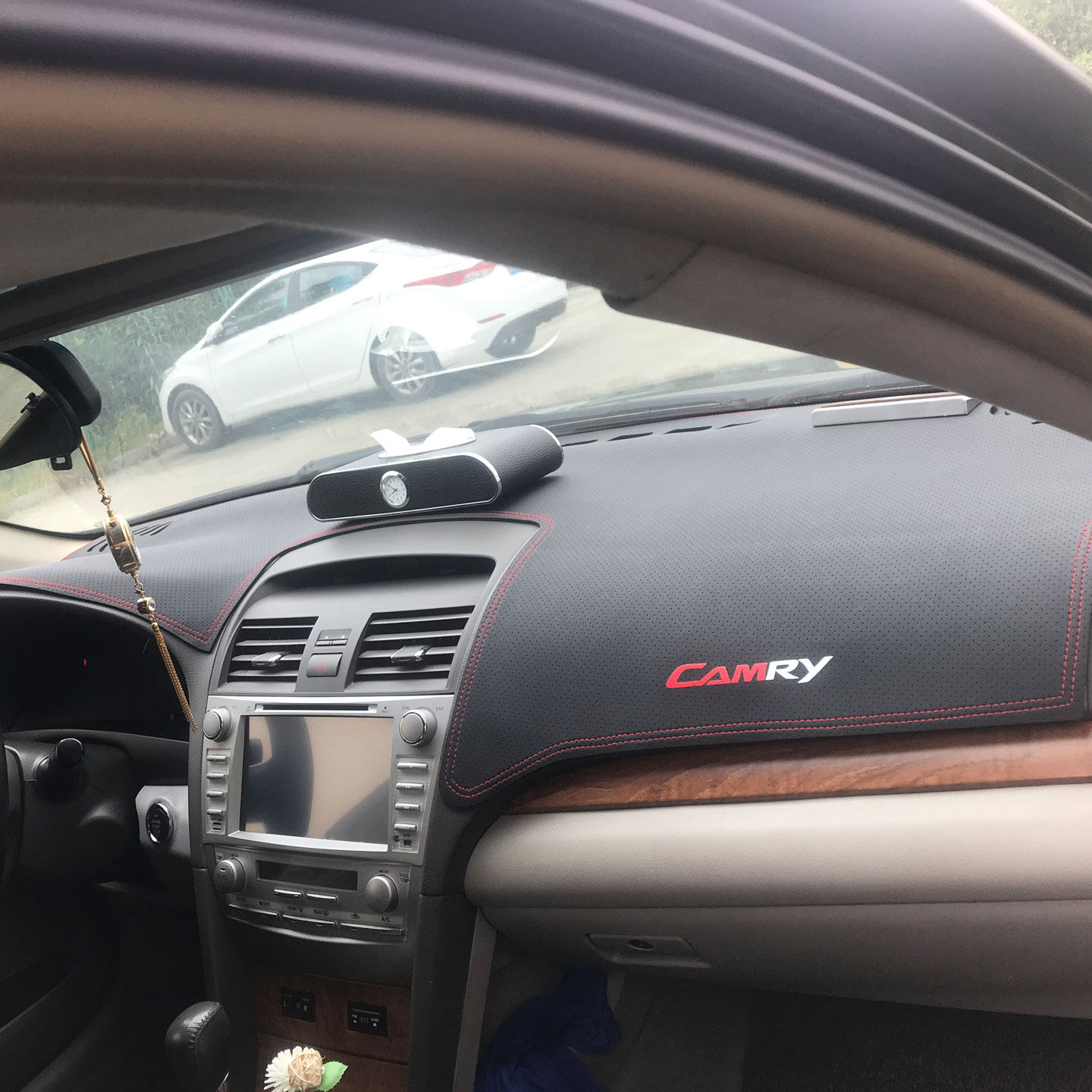 适用于丰田06-11年六代老凯美瑞驾驶台防晒遮光垫仪表盘避光皮垫