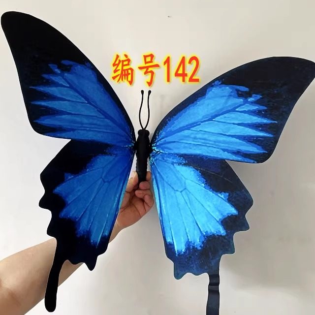 欧式仿真蝴蝶立体装饰中空吊挂4S店幼儿园婚庆橱窗墙壁背景墙粘贴