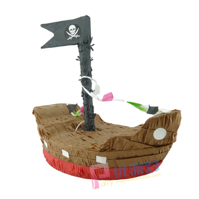 皮纳塔儿童生日派对用品聚会游戏砸糖道具敲打式pinata立体海盗船