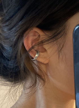 如蝶在野 韩国小众耳夹c型设计感极简小巧耳骨夹无痛耳挂ins耳饰