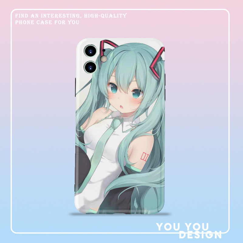 全包光面软壳苹果17pro动漫初音