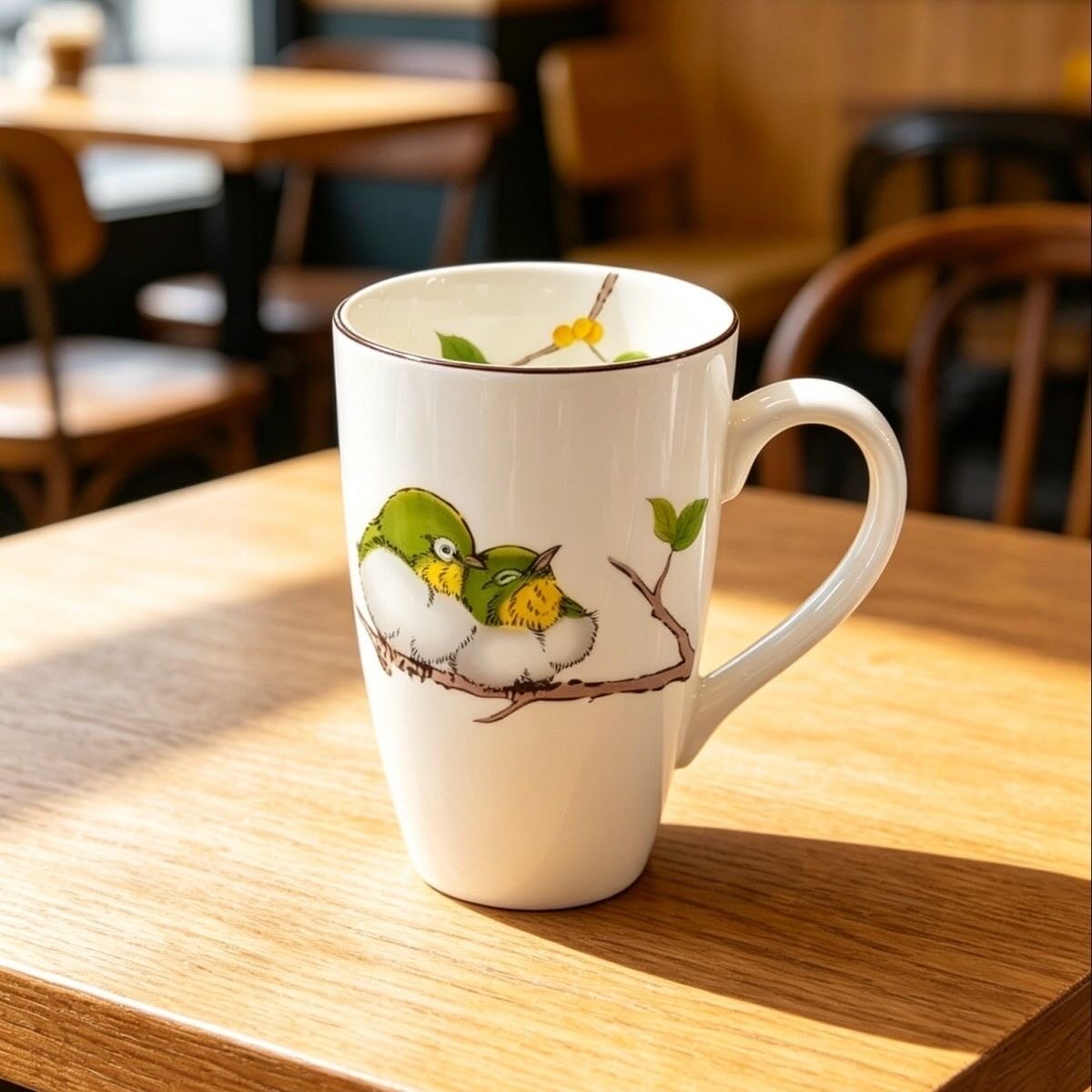 日本九谷烧陶瓷杯简约马克杯酒店杯子水杯居家新款小众高级杯子
