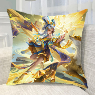 王者荣耀神器·明辉仪武则天琳琅生小乔抱枕汽车靠垫礼物等图定制