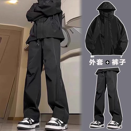 三合一冲锋衣休闲套装男户外运动