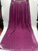 202新款 真丝丝绒半身裙秋款 包臀裙侧开叉