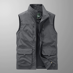 速干工装 店户外马甲男士 坎肩背心钓鱼马夹外套 精品男装 点击率夏季
