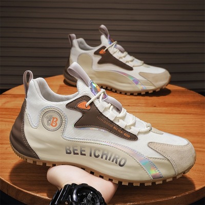 福建晋江阿帕奇男鞋官方正品男女同款帕拉鞋真皮跑步运动休闲鞋子