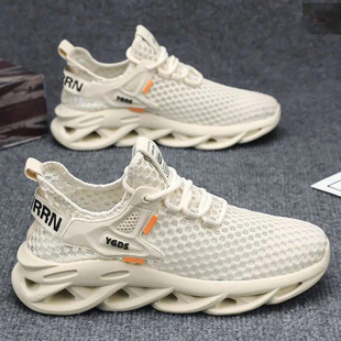 凯丽男士网面鞋透气男鞋夏季薄款轻便网鞋镂空凉鞋休闲跑步运动鞋