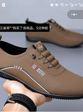 陆海丰百货男鞋飞行员休闲皮鞋2026新款帕拉鞋男士轻便透气驾车鞋