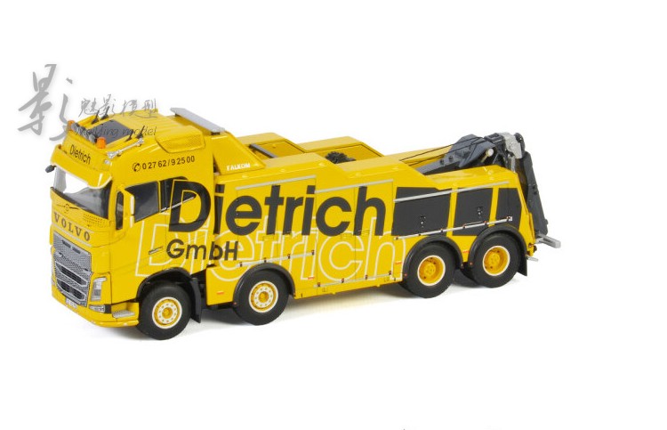 WSI 1:50 VOLVO 8X4 FALKOM救援卡车模型Dietrich Gmbh 01-3180