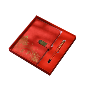 国潮a5笔记本礼盒套装故宫文创记事本子商务办公日记本复古文艺精致日记本送礼工作记录本公司伴手礼定制logo