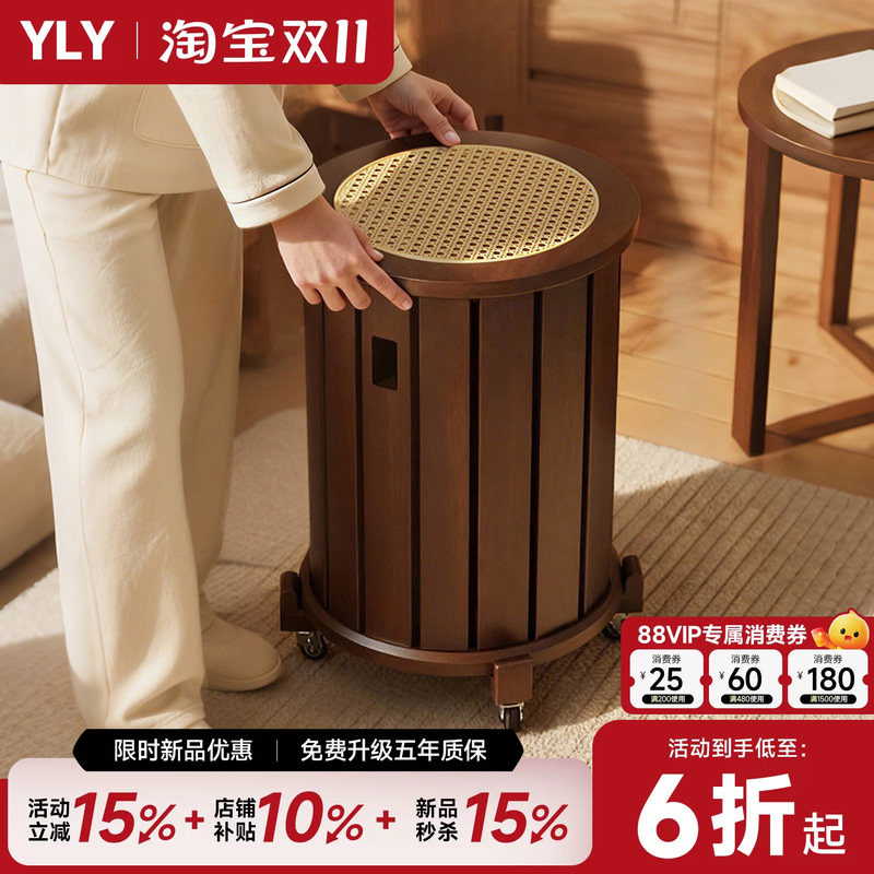 实木凳子可叠放家用圆凳客厅组合凳餐桌板凳木质凳收纳凳叠叠凳