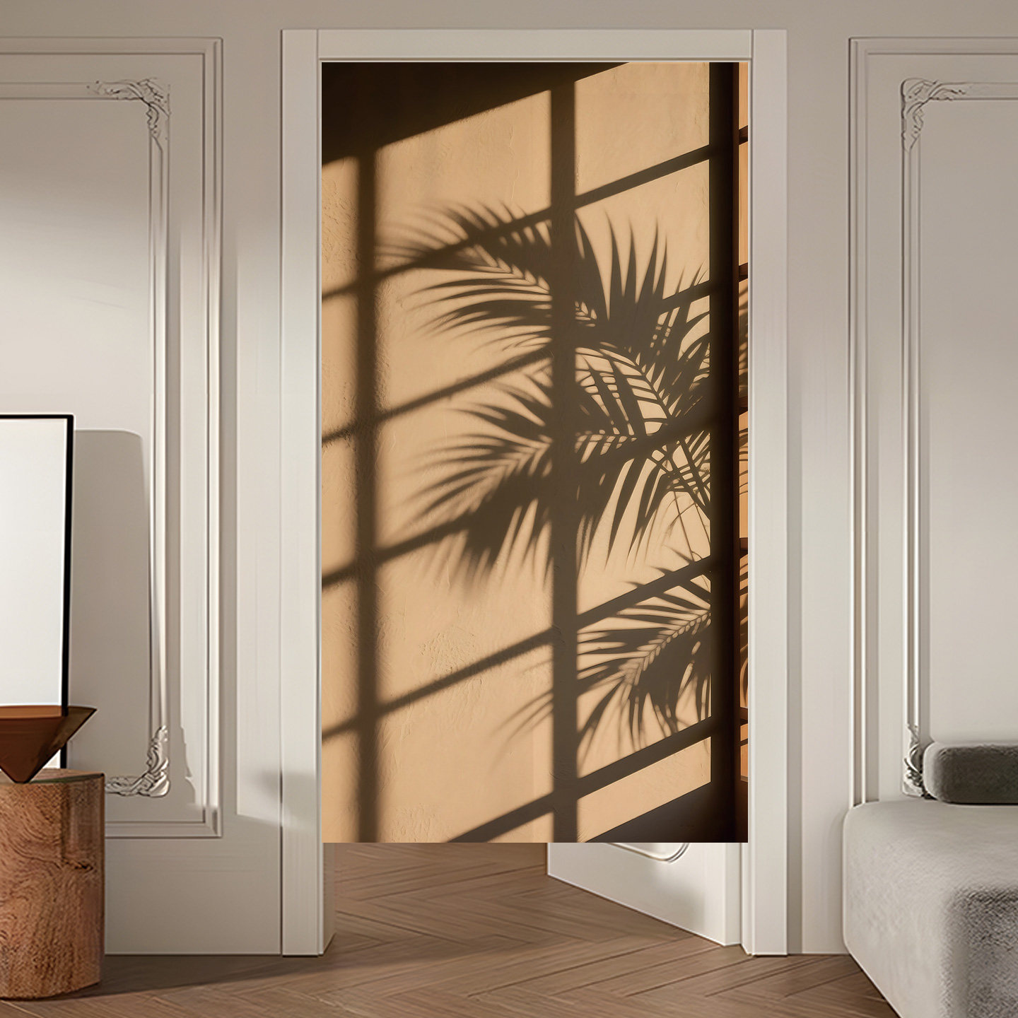 新款加厚防水面料布艺隔断门帘