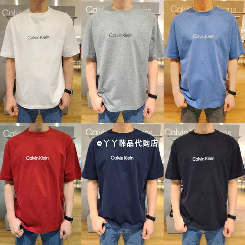 CK韩国直邮男士短袖休闲T恤