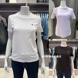 直邮代购 韩国正品 26夏47B224G女时尚 基本款 T恤 简约短袖 JEANS