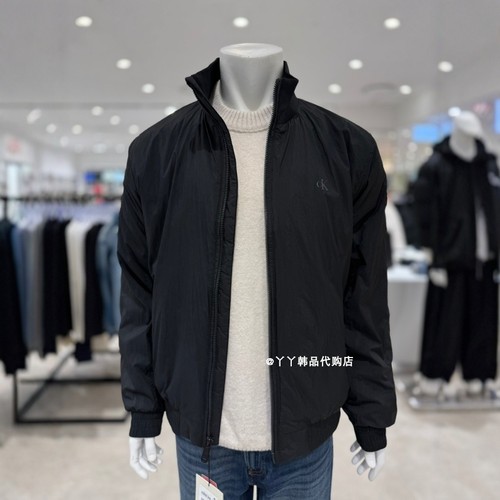 CK韩国代购男士加棉立领休闲夹克