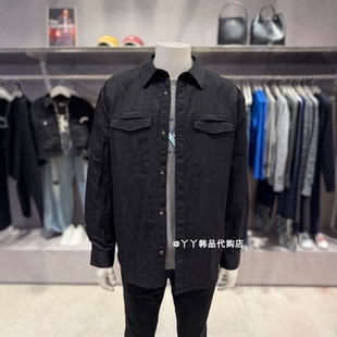 直邮代购 韩国正品 25秋4LD116G男士 时尚 型休闲夹克 衬衫 JEANS
