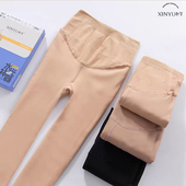 心宇打底裤 1047D水光神器300克加厚绒V腰收腹高腰女冬保暖踩脚