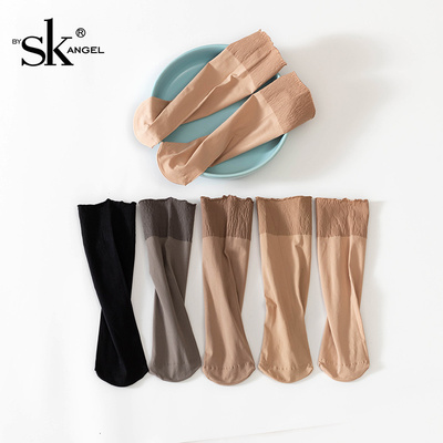 sk正品春秋加长天鹅绒短袜