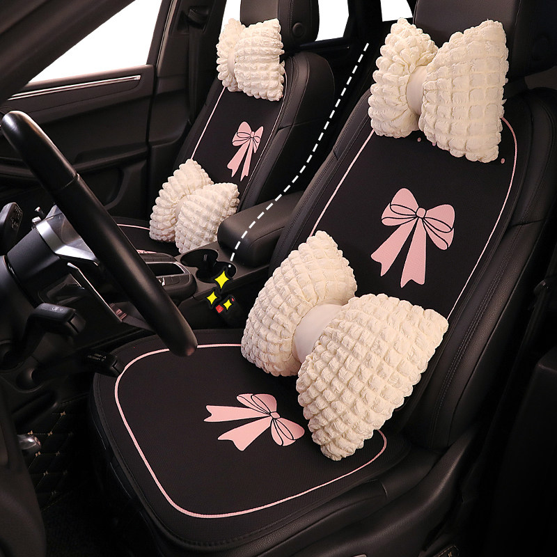 2024款五菱宏光MINIEV专用坐垫套马卡龙可爱座套mini第三代座椅套