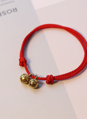 实心黄铜扣手脚链男女百搭不掉色