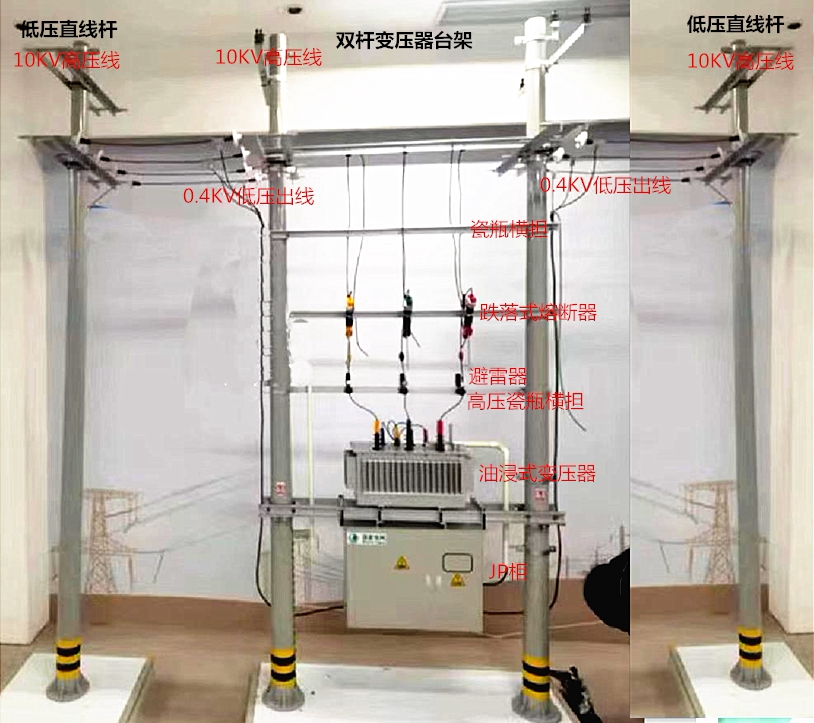 油浸式电力变压器台架模型摆件高压塔线杆办公展厅教学送客户定制