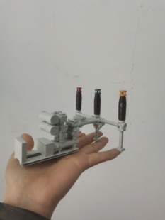 GIS组合电气模型变电站进出线间隔高压电气设备模型摆件