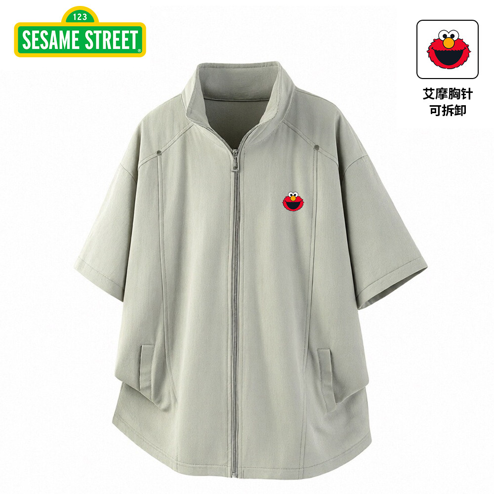 芝麻街官方正品短袖衬衫男款夏季图片