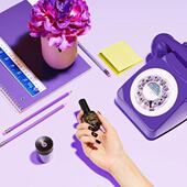 Bioseaweedgel佰斯薇彩色一步胶145 Violet. Big5Free环保甲油胶