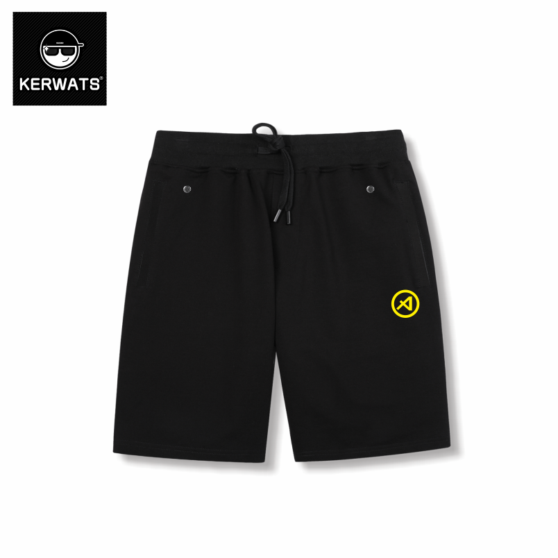 KERWATS胖子大码男士沙滩短裤2025夏装休闲宽松运动肥佬五分中裤