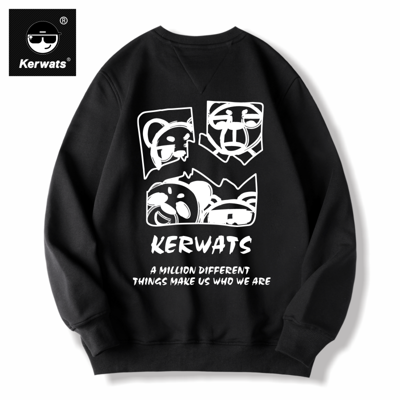 大码字母印花无性别卫衣打底