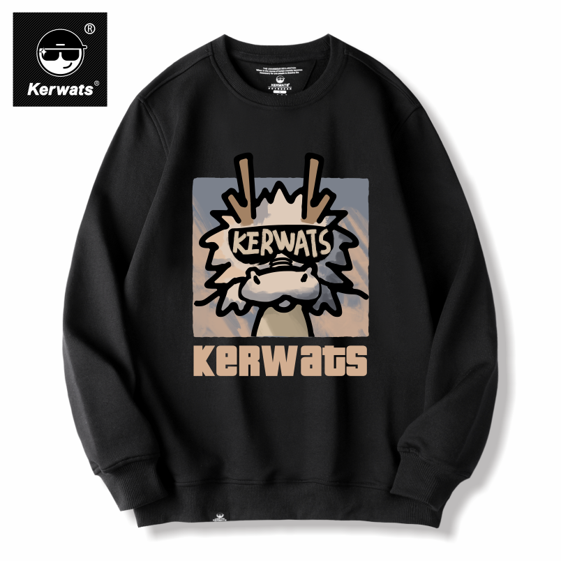 纯棉衣男无性别大码圆领新年春秋