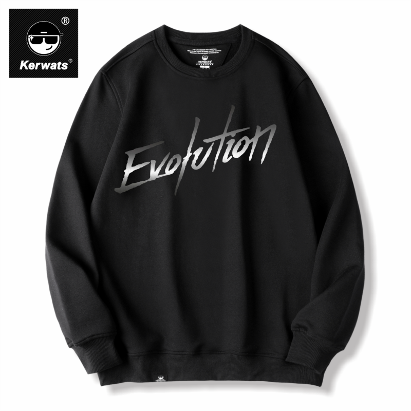 Evolution进化纯棉秋冬圆领卫衣