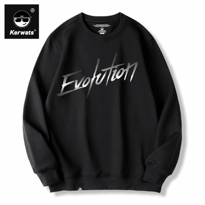 Evolution进化纯棉秋冬圆领卫衣