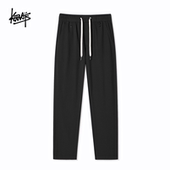 KERWATS品牌休闲长裤 子 宽松黑色小脚口百搭加大号胖子裤 男士 大码