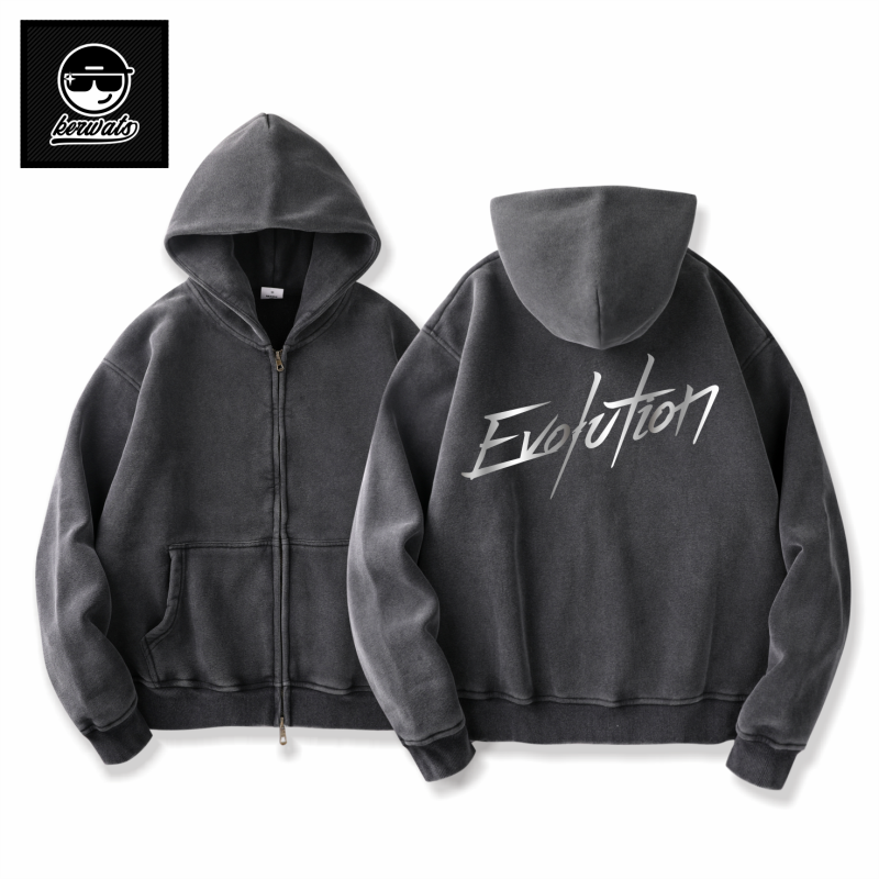 谢霆锋演唱会同款拉链连帽卫衣