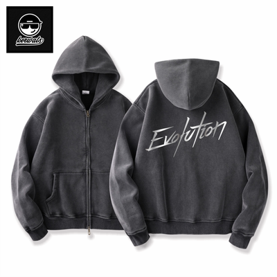 谢霆锋演唱会同款拉链连帽卫衣